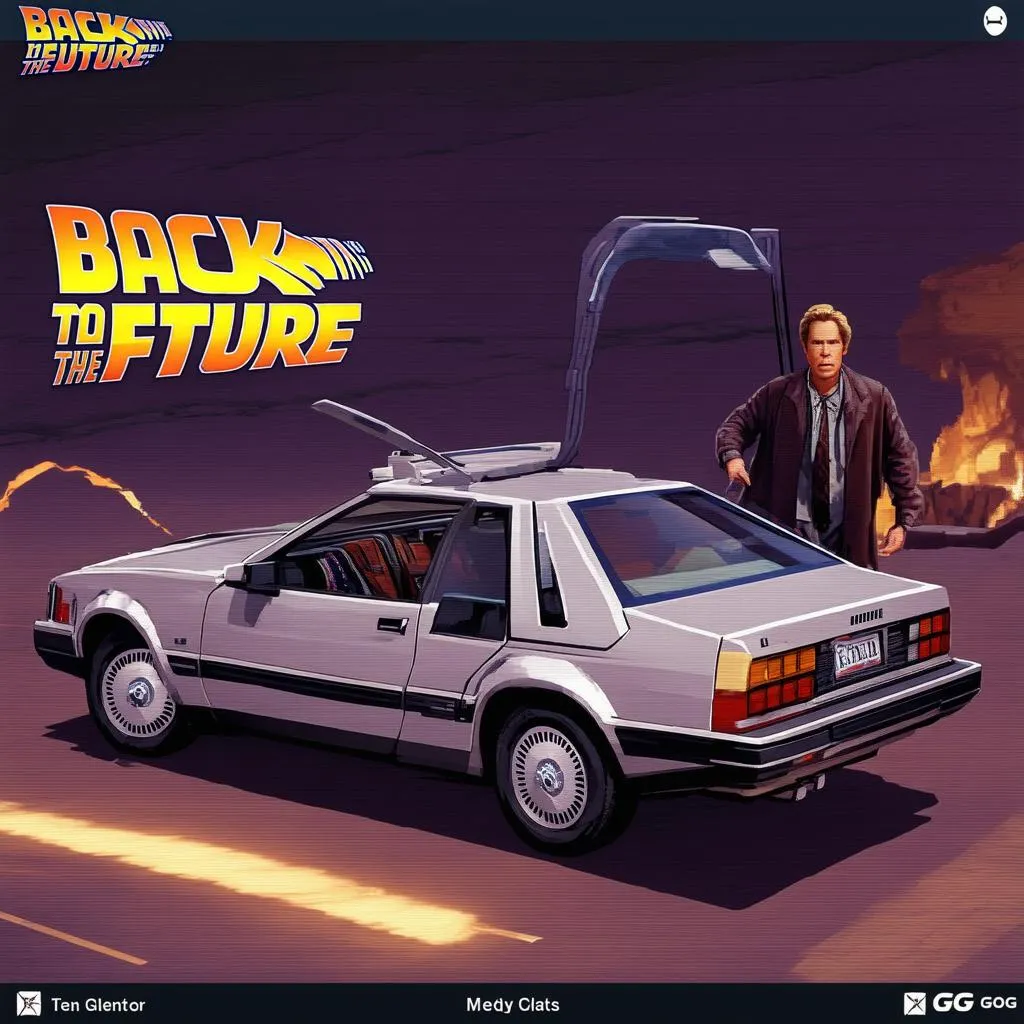 Cảnh chơi trong game Back to the Future: The Game GOG