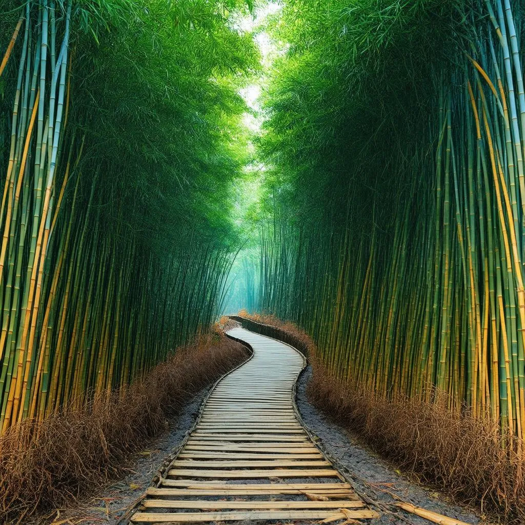 Bamboo Forest Pathway