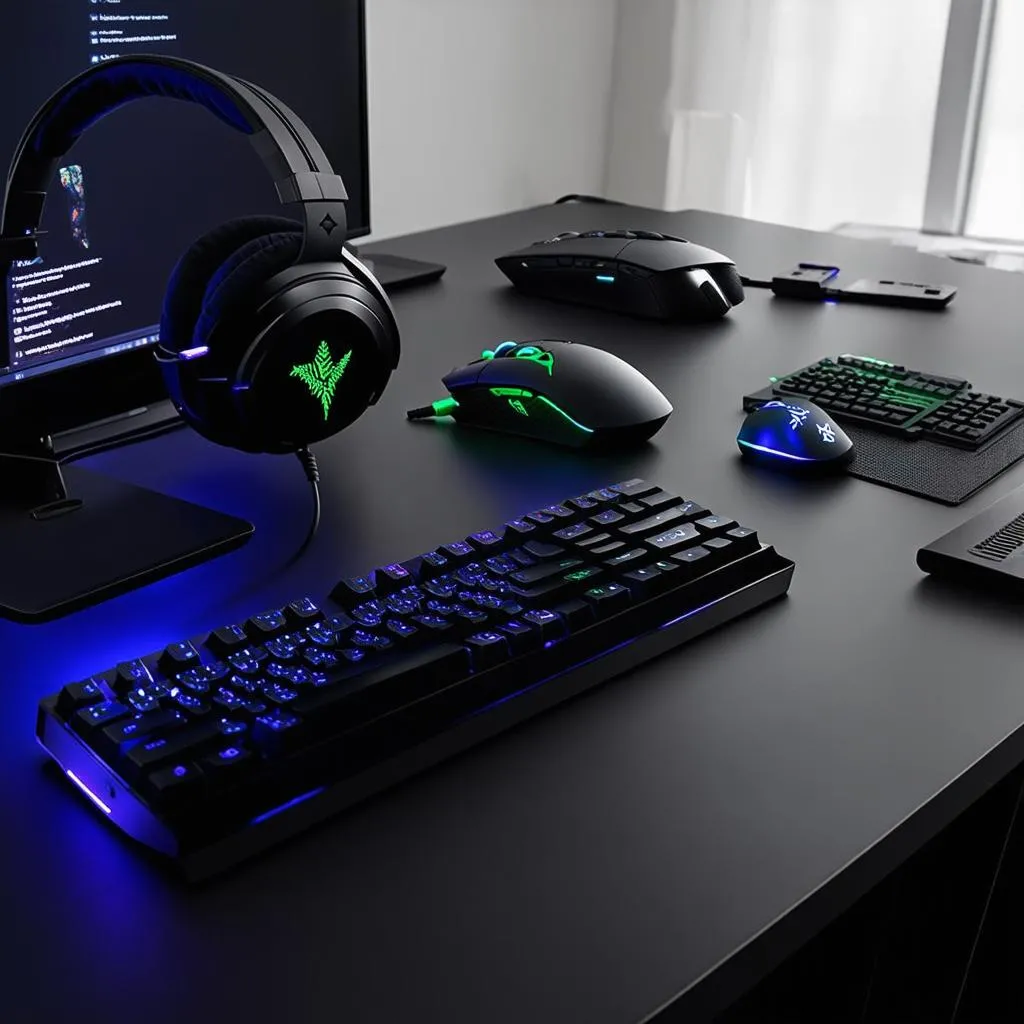 bàn chơi game razer ergonomic