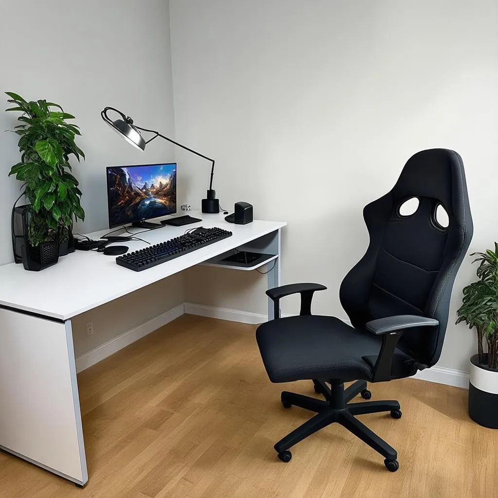 Bàn IKEA gaming hiện đại