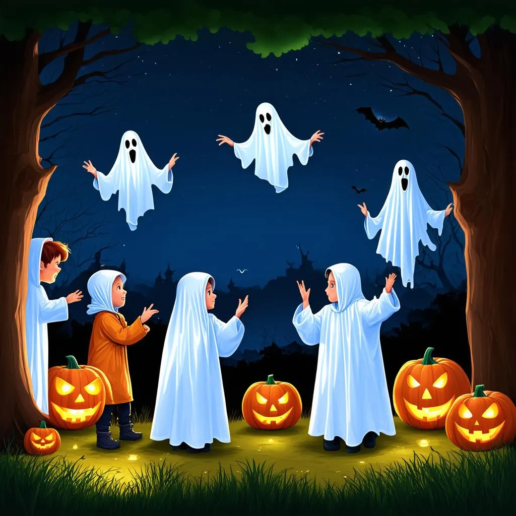 Game Halloween Bắt Hồn Ma