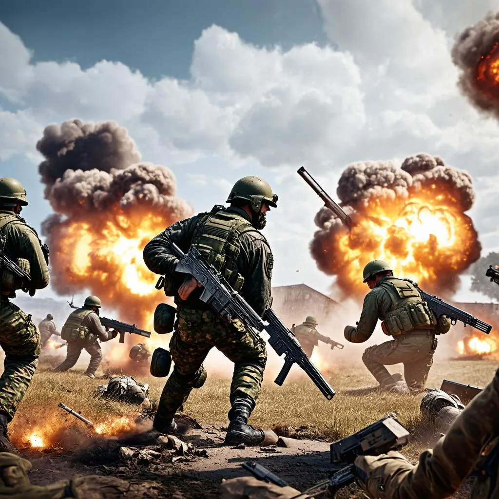 Chiến trường khốc liệt trong Battlefield 5