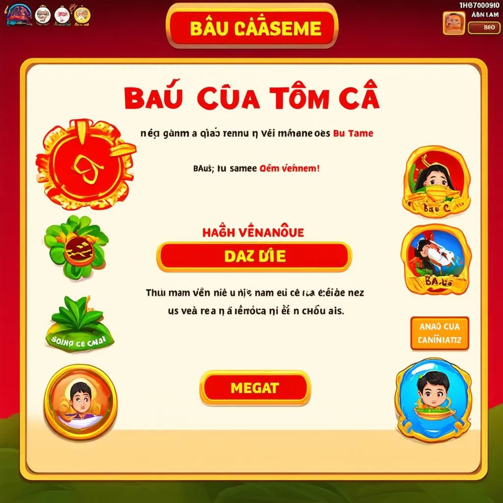 Game bầu cua tôm cá miễn phí trực tuyến