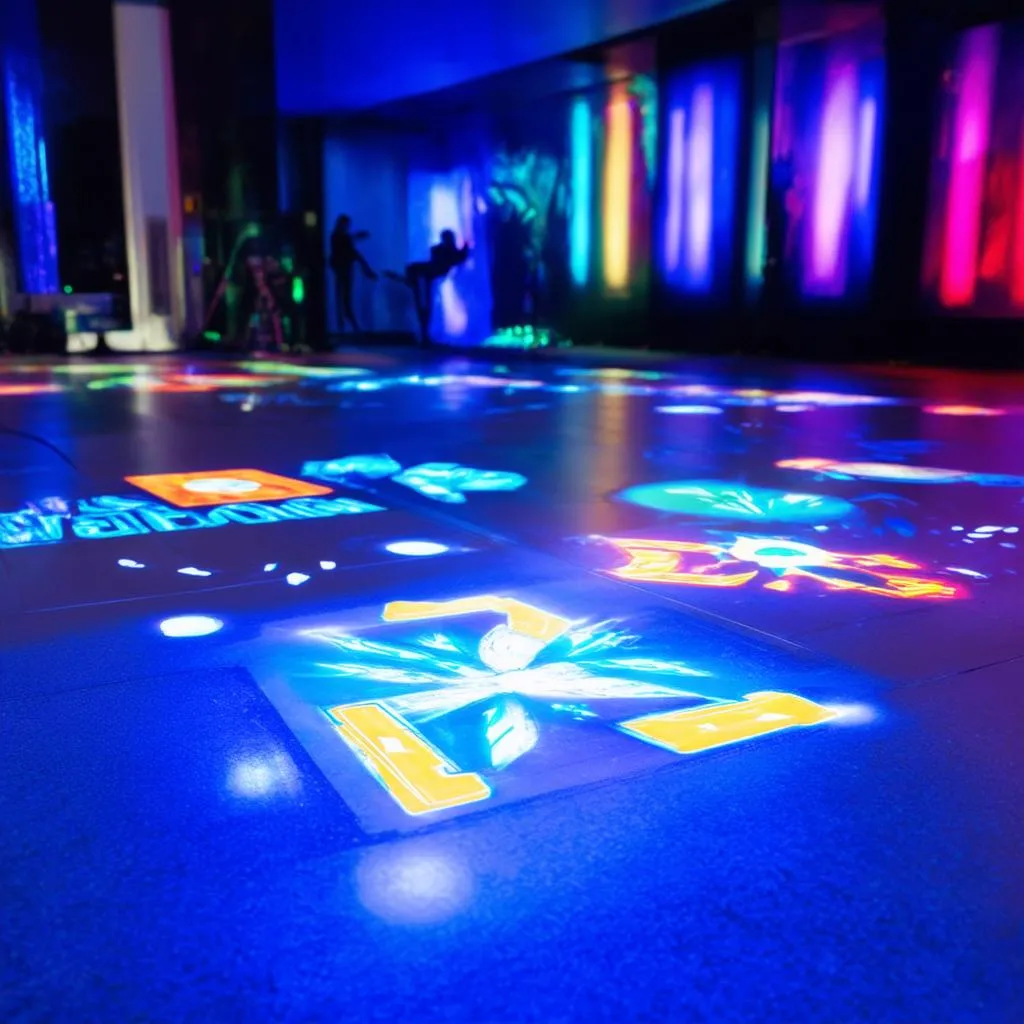 beam-interactive-floor-games-technology