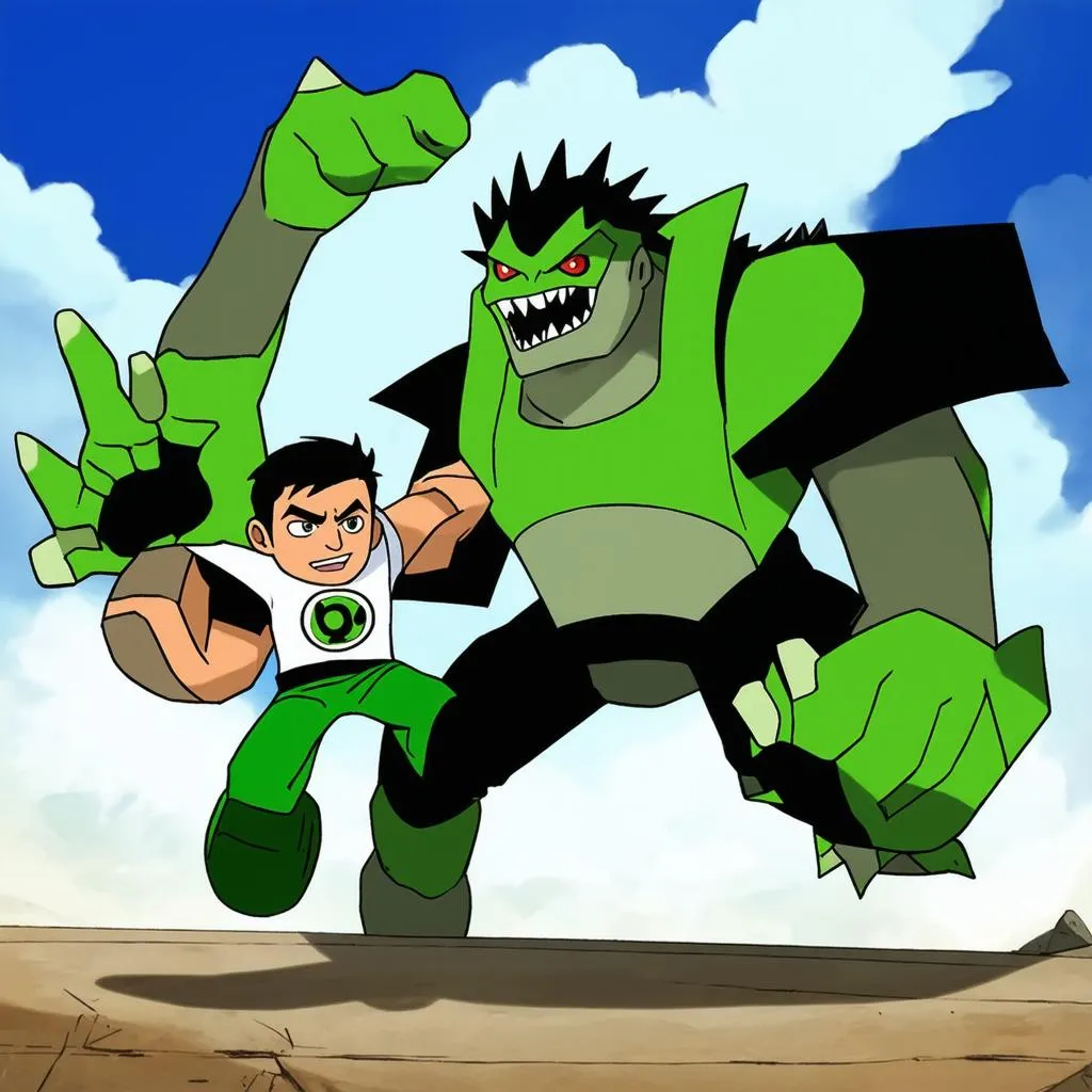 Ben 10 Chiến Đấu Quái Vật