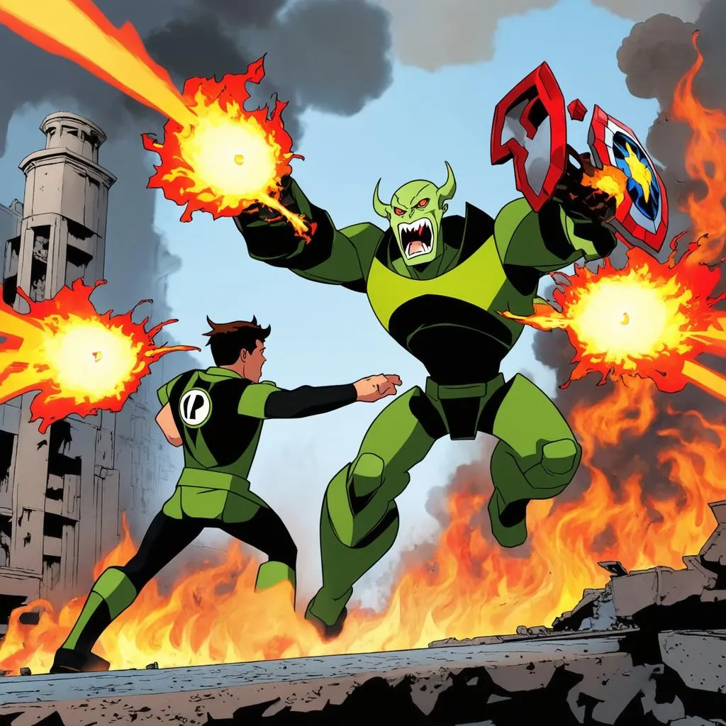 Ben 10 đối đầu Vilgax