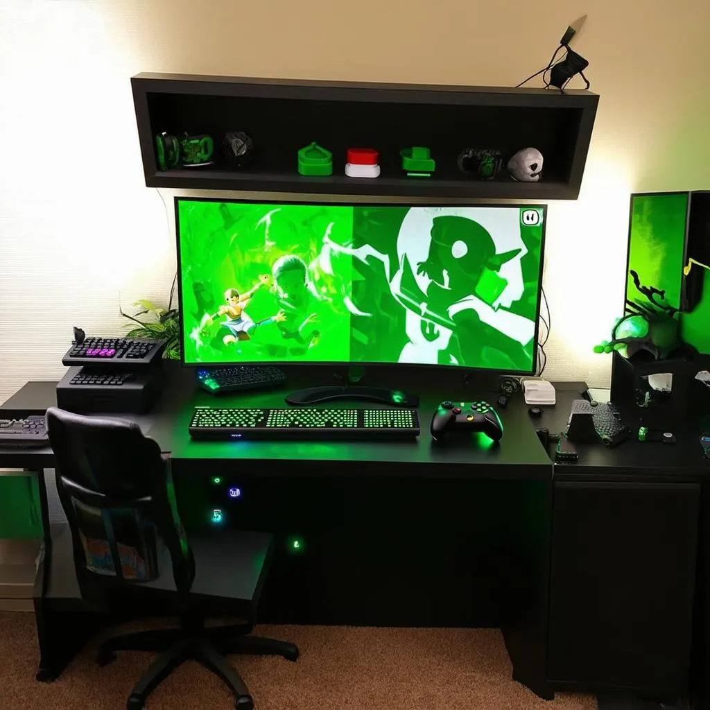 Ben 10 gaming setup