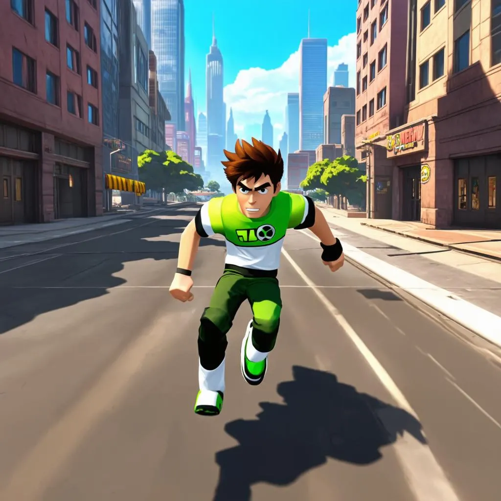 Ben 10: Up to Speed Gameplay