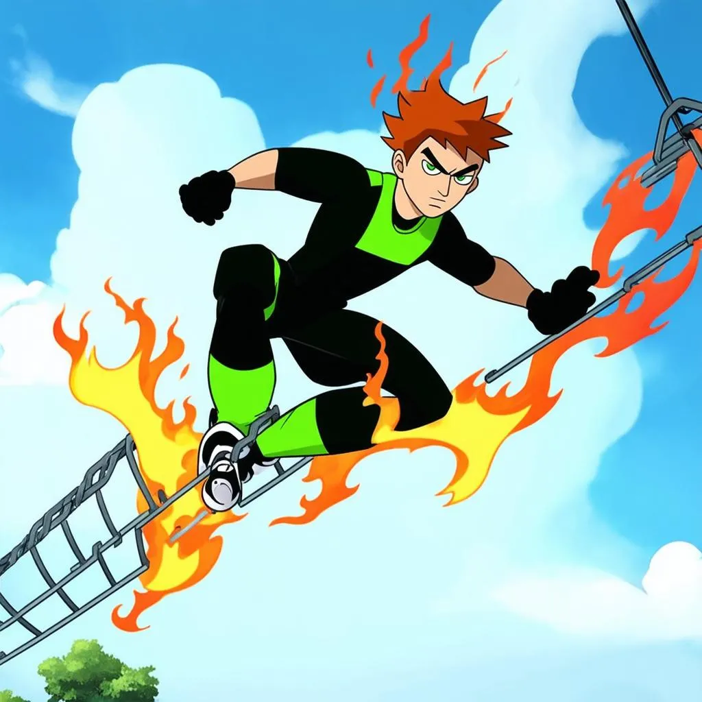 Ben 10 vượt chướng ngại vật