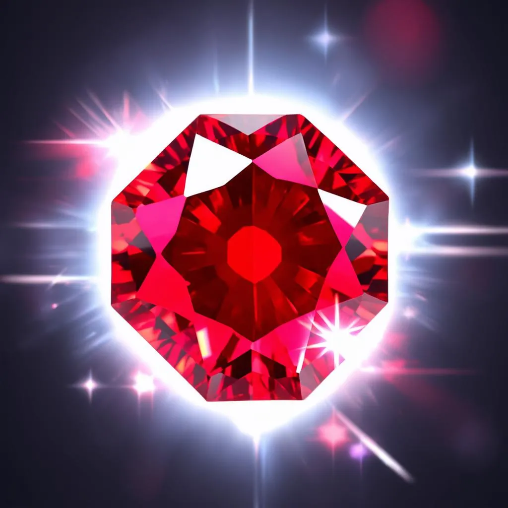 Biểu tượng Ruby may mắn