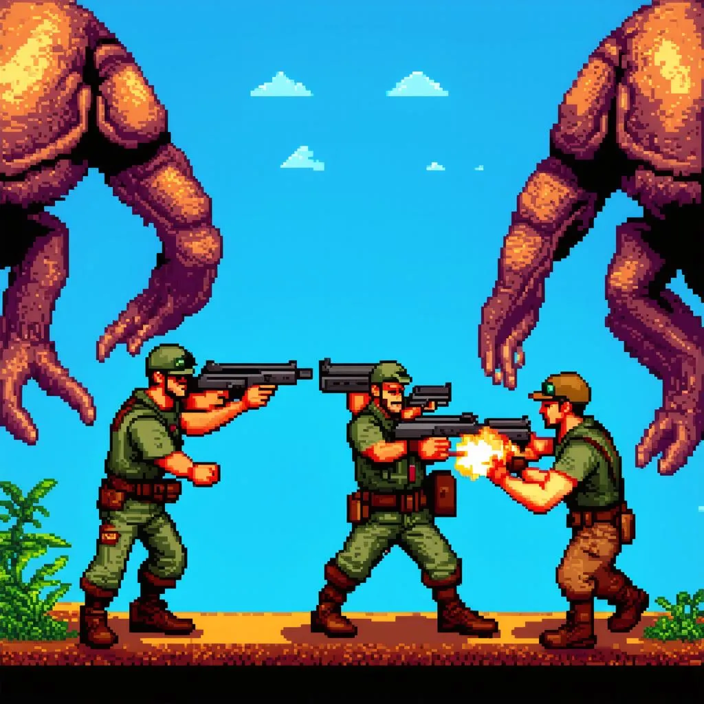 Game Contra - Biệt đội rồng