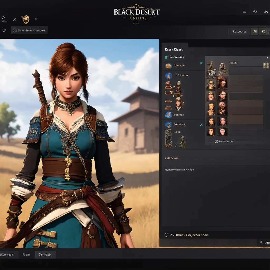 Black Desert Online Character Creation