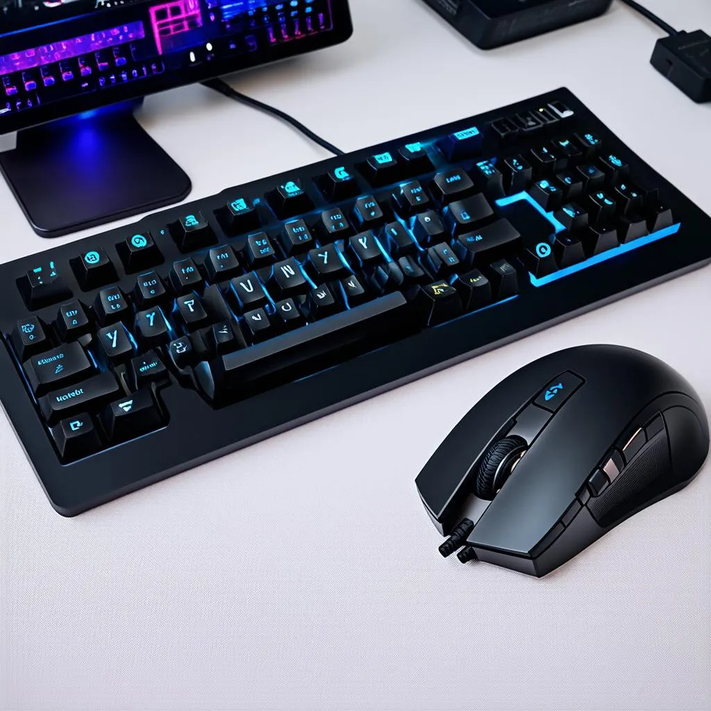 Bộ Bàn Phím Chuột Gaming Không Dây Logitech