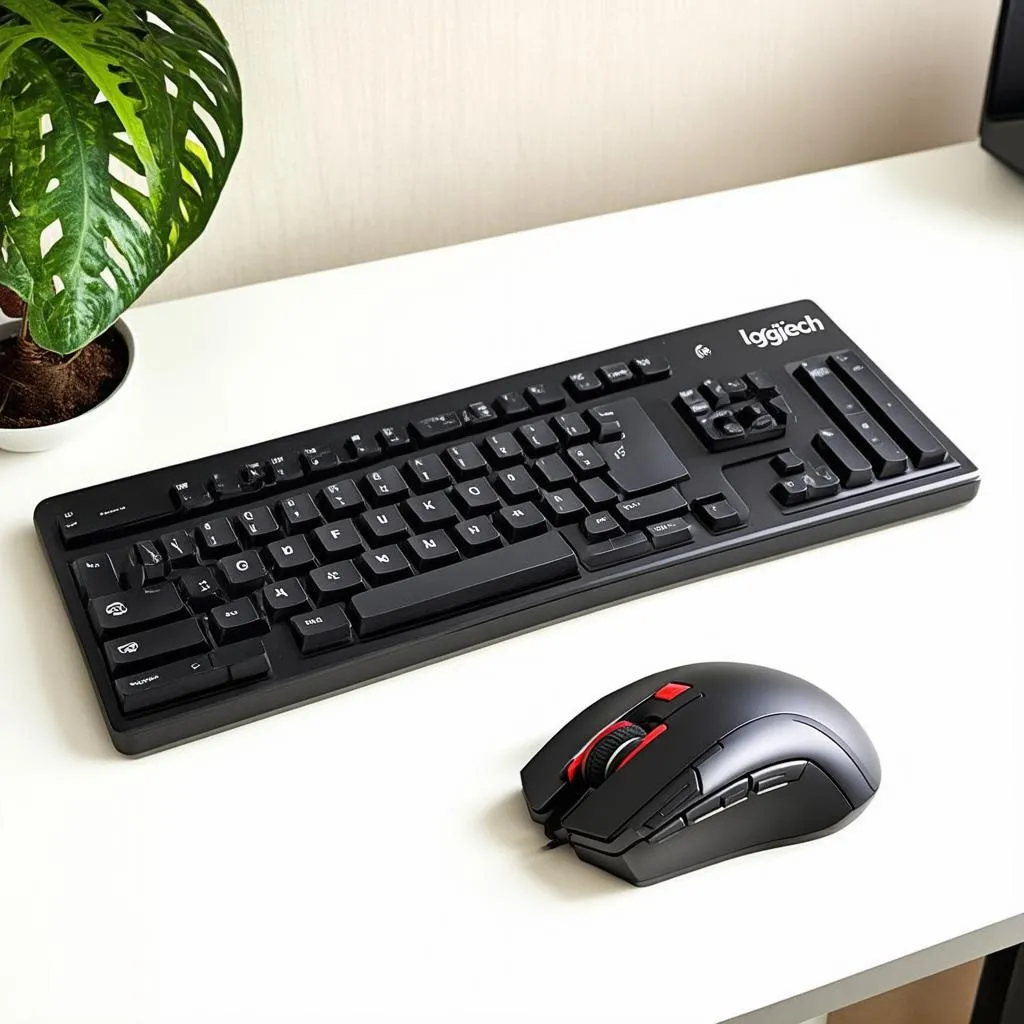 Bộ bàn phím chuột không dây Logitech MK235