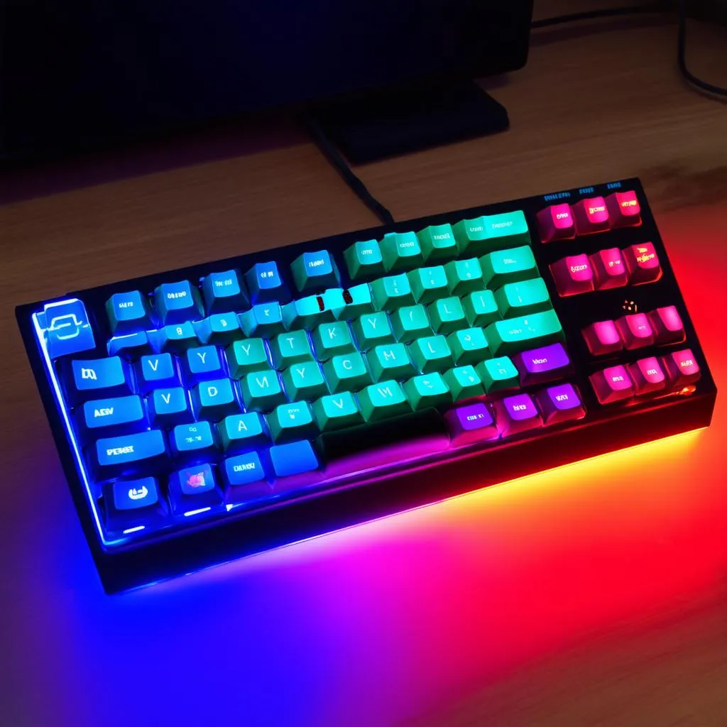 Bàn phím gaming LED RGB