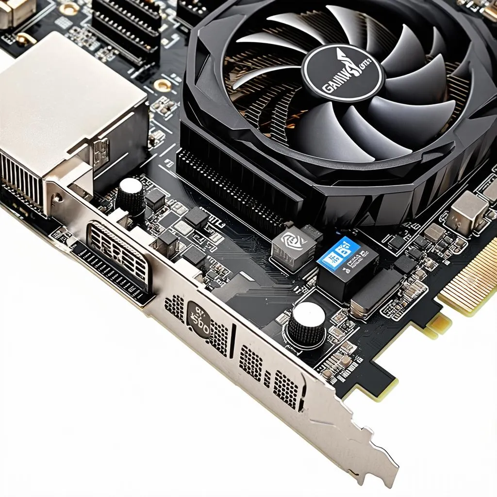 Bo mạch chủ có gắn card đồ họa RX 570 Gaming 8G MI