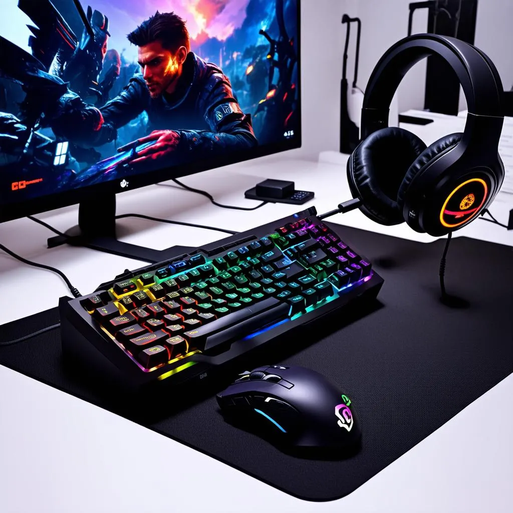 Bộ sản phẩm gaming gear cho game thủ