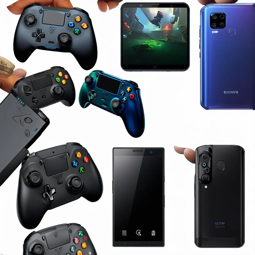 collection of gaming phones