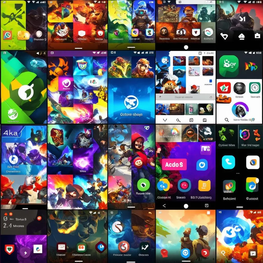 bộ sưu tập theme gaming cho android