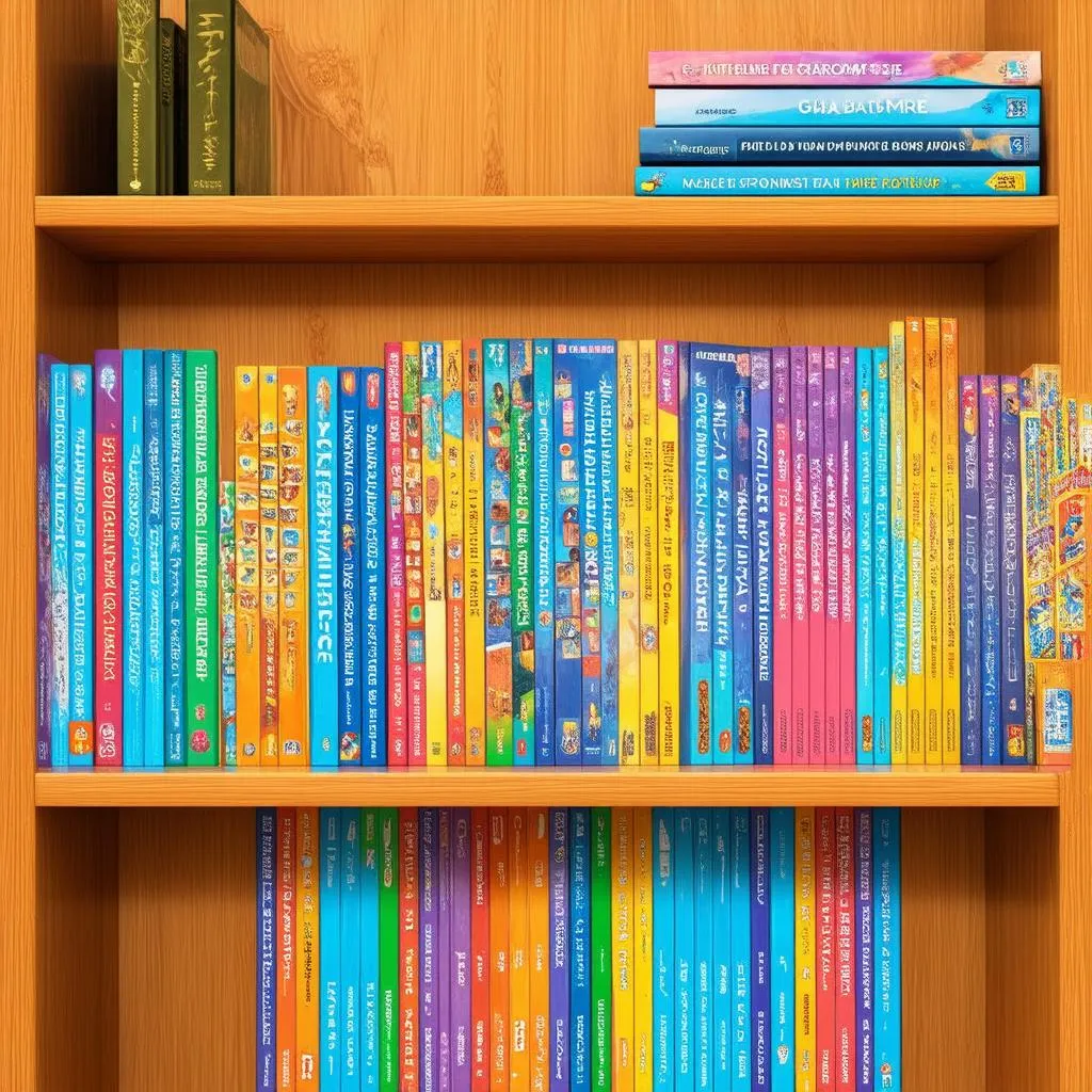 Board Games on a Shelf