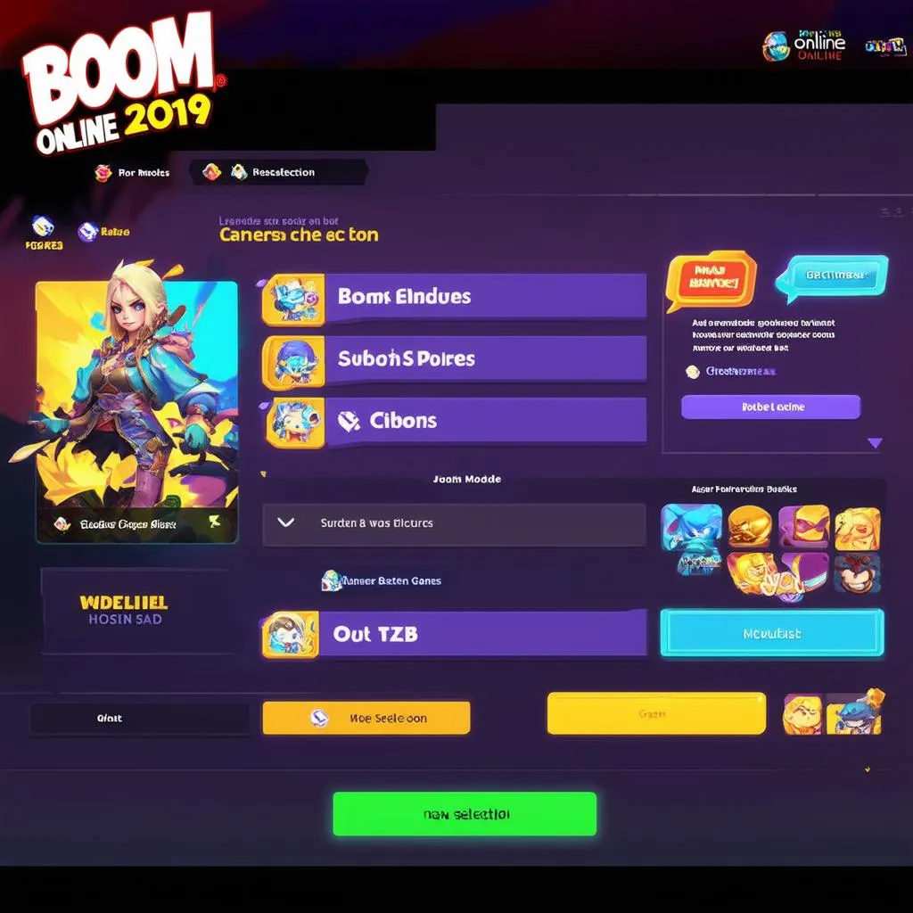 Giao diện Boom Online 2019