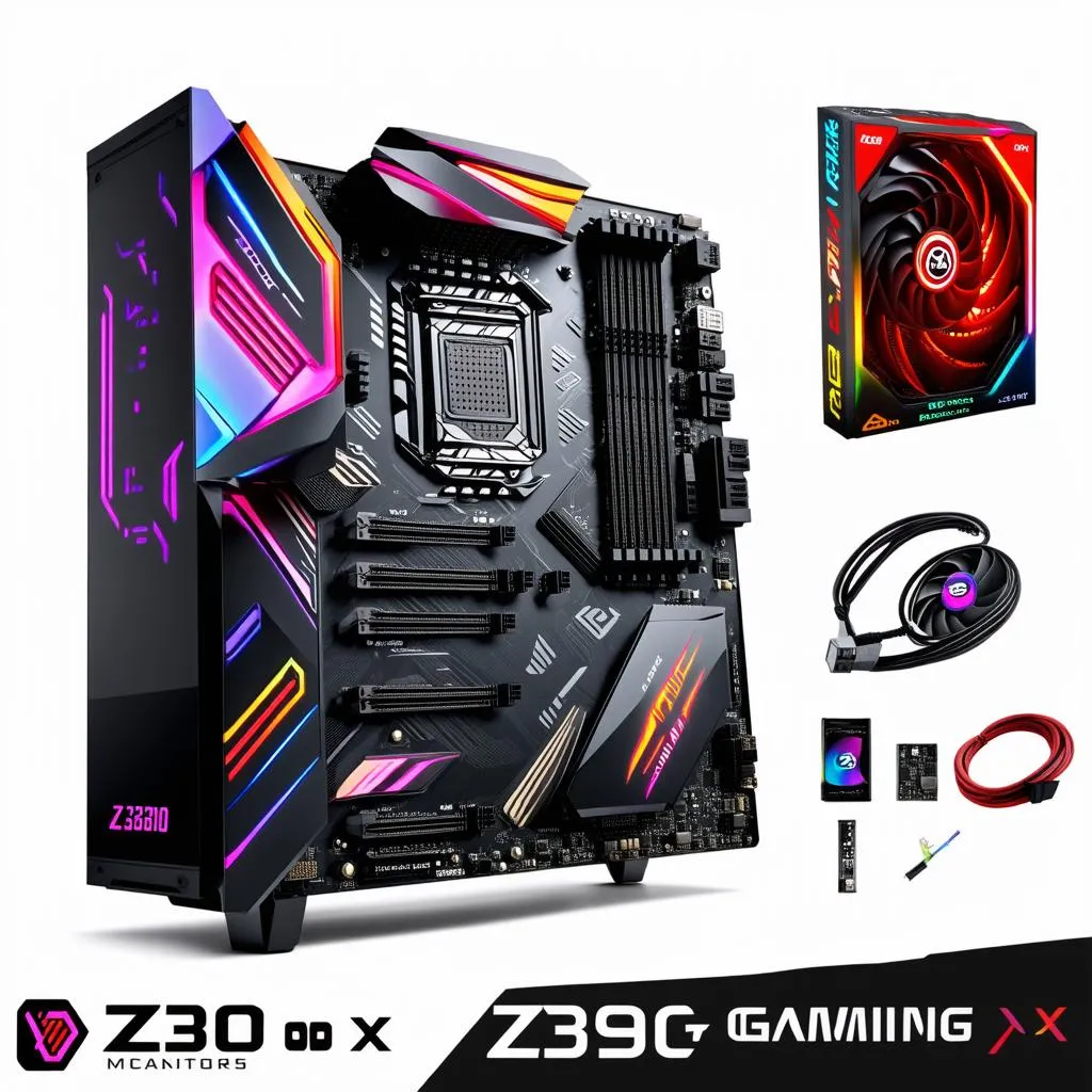 Bộ máy tính chơi game sử dụng Z390 Gaming X