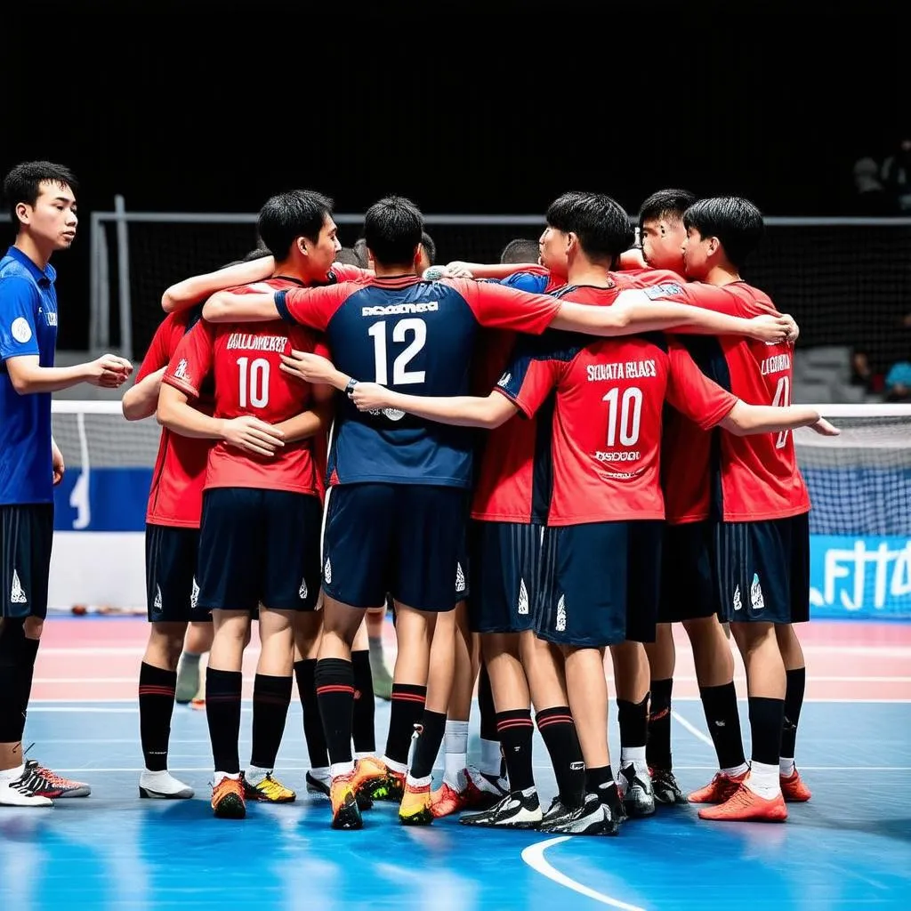 Các cầu thủ Futsal Sea Games