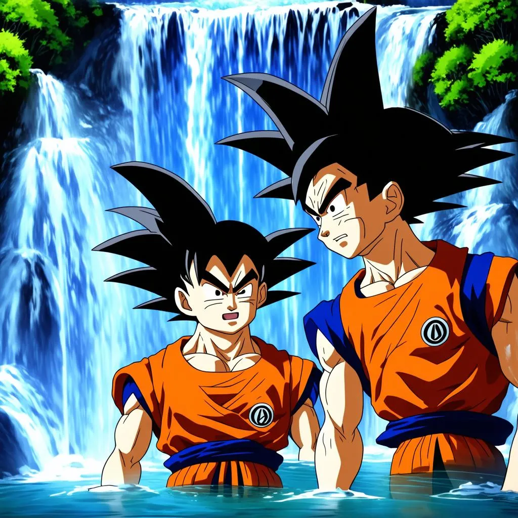 Các Chiến Binh Saiyan Đang Tập Luyện