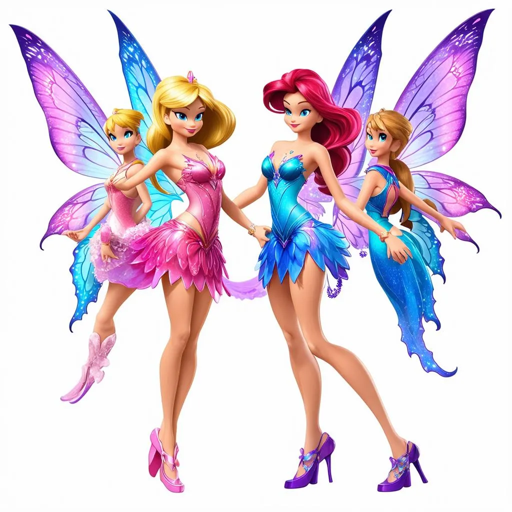 Biến Hình Ấn Tượng Của Các Nàng Tiên Winx