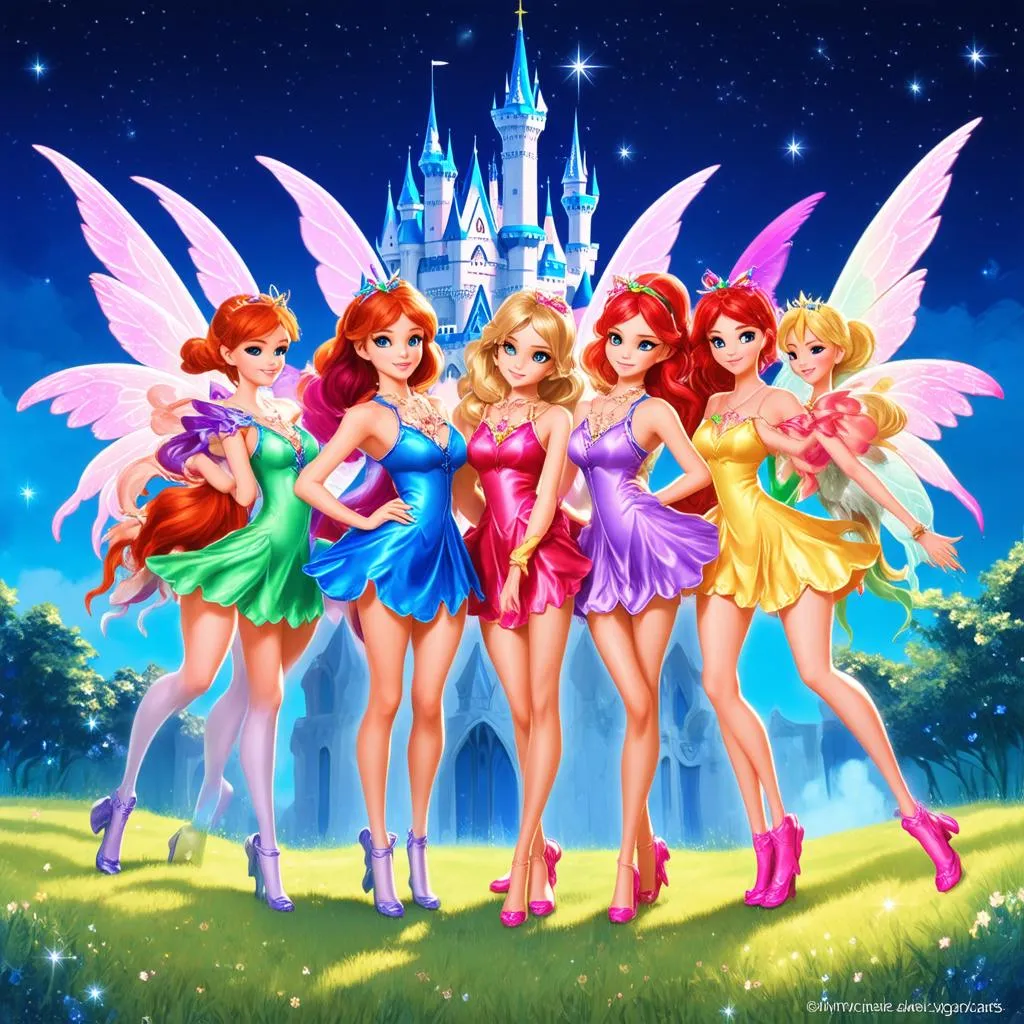 Các nàng tiên Winx trong phim hoạt hình