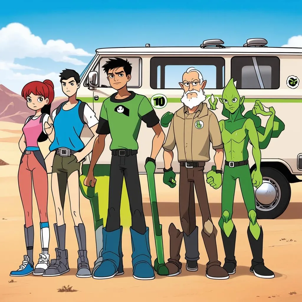 Các nhân vật trong Ben 10 Vilgax game