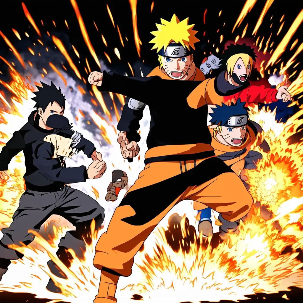 Các nhân vật trong game nhập vai Naruto