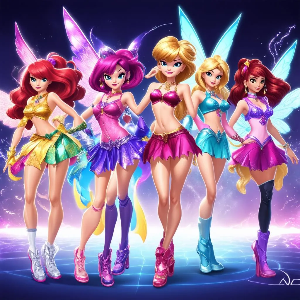 Các nhân vật trong game Winx Bloom