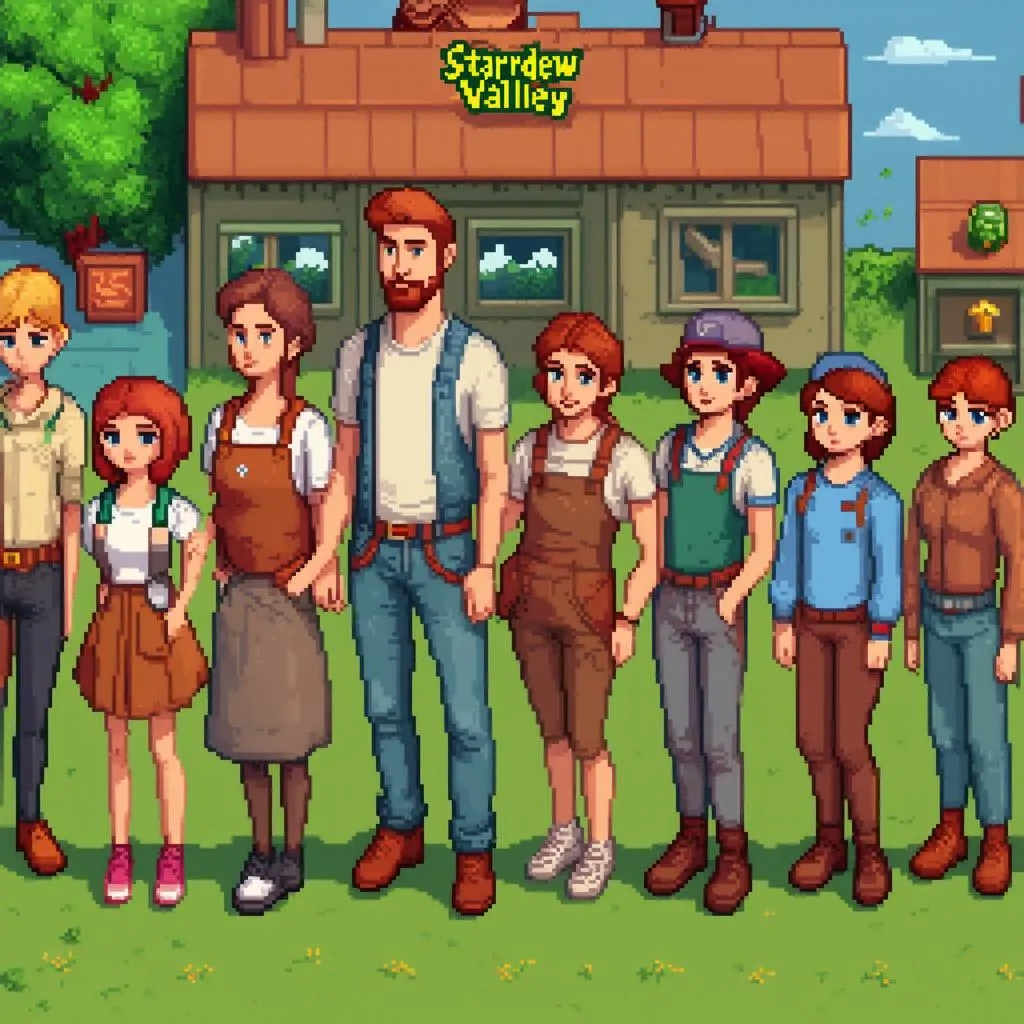 Các nhân vật trong Stardew Valley