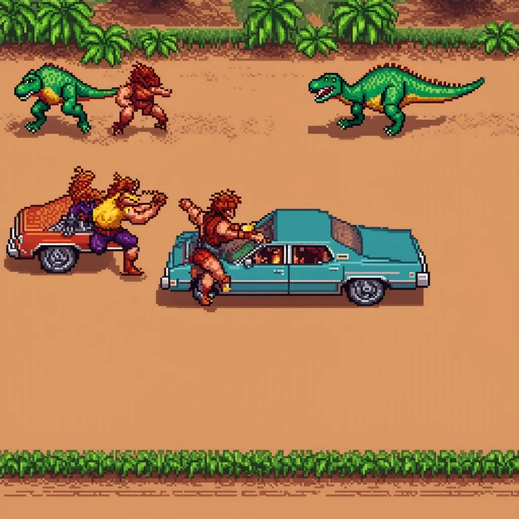 Gameplay Of Cadillacs And Dinosaurs