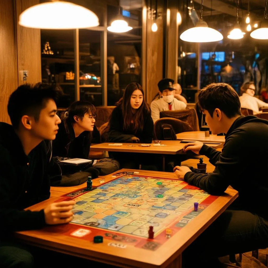 Board game café in Hanoi