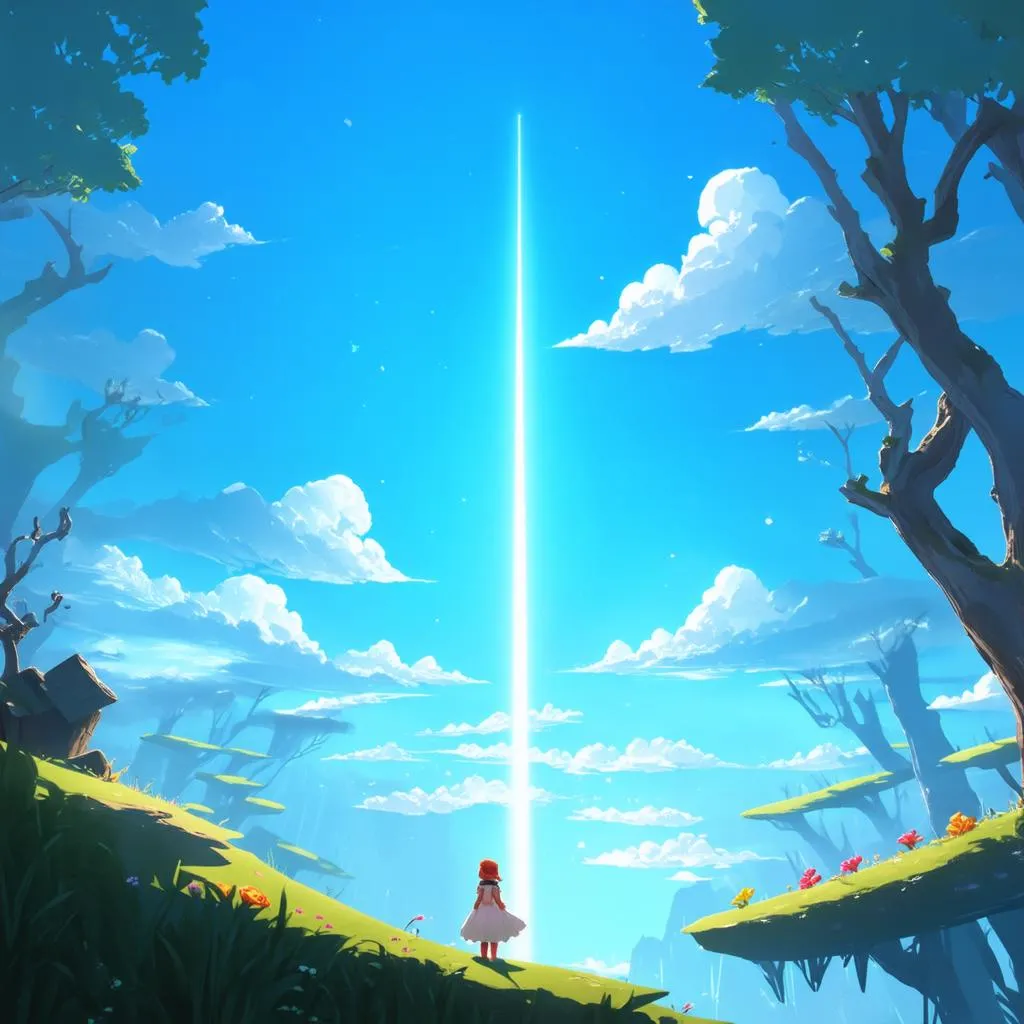 Cảnh vật trong game Sky Child Of The Light