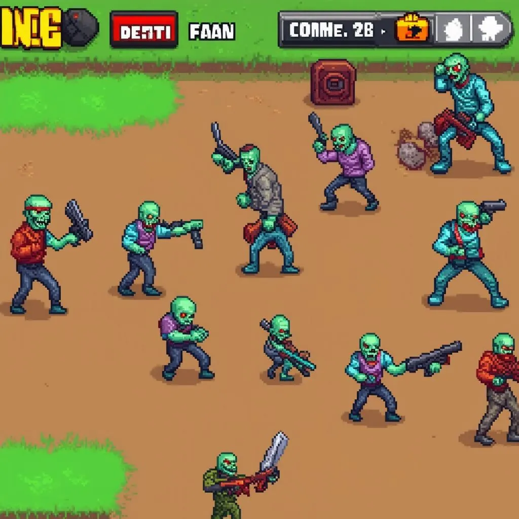 Game battle of zombies