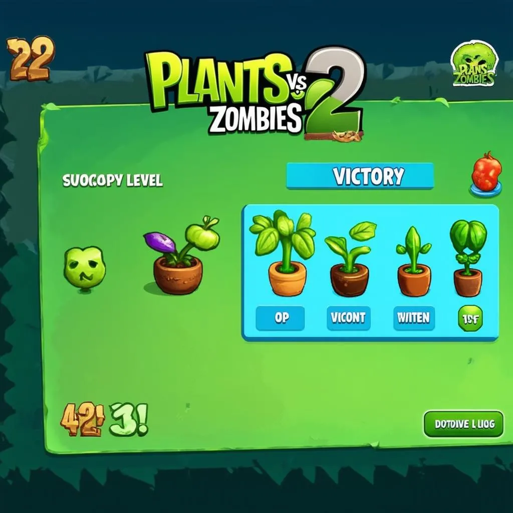 Victory in Plants vs Zombies 2