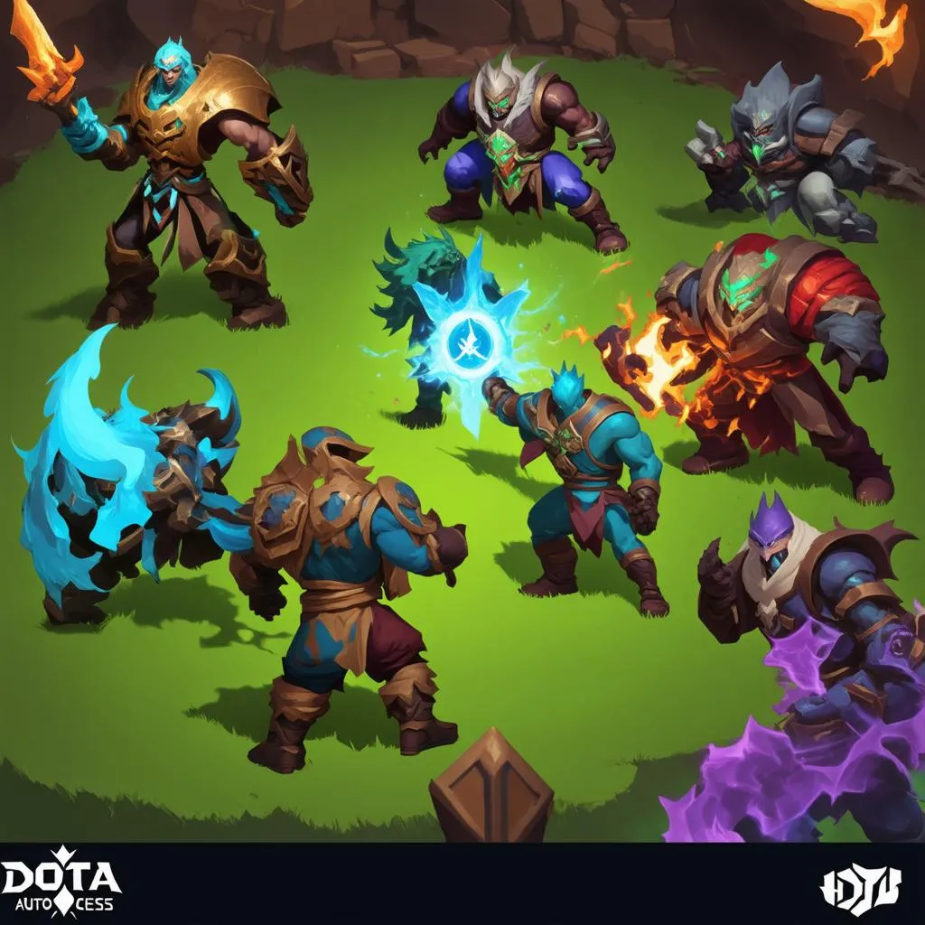 Dota Auto Chess Battleground