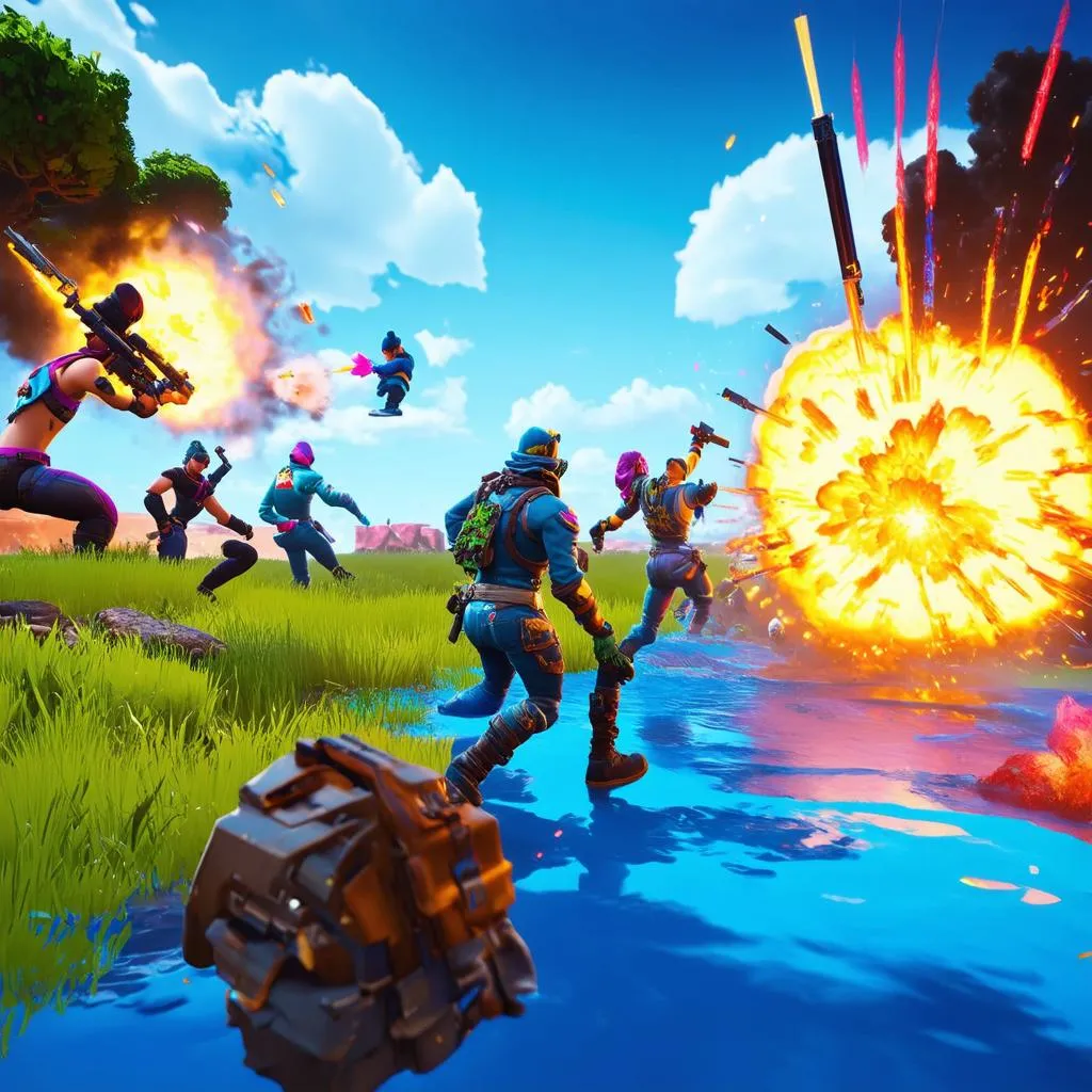 Hình nền chiến trường Fortnite