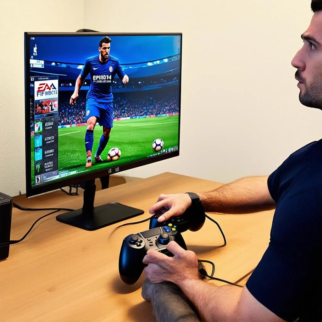 Hình ảnh chơi game FIFA 14 trên PC