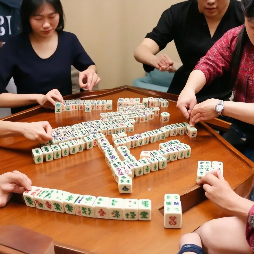 Chơi game Mahjong truyền thống