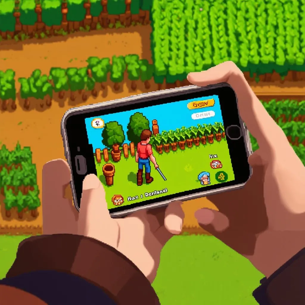 Chơi game Stardew Valley trên điện thoại