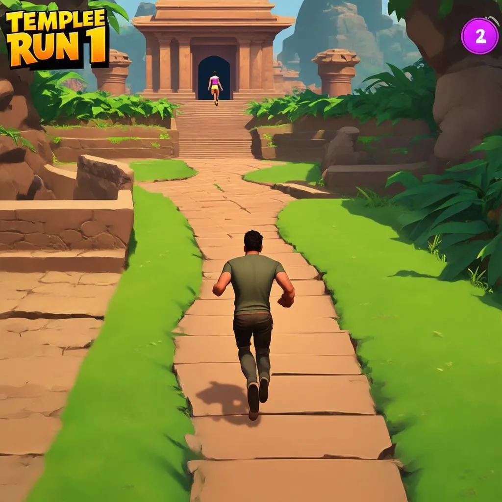 Temple Run 1 Gameplay