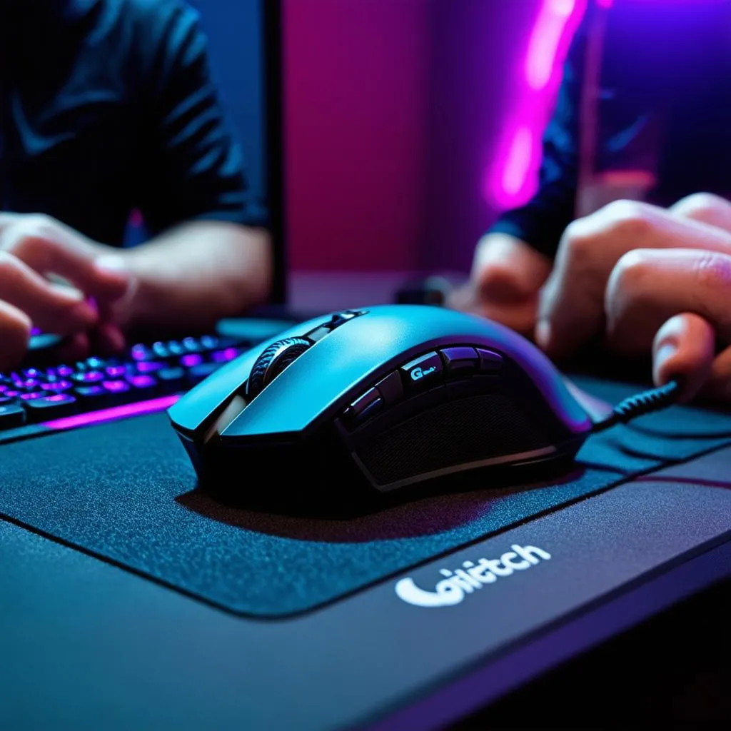 Chuột chơi game Logitech G102 được sử dụng trong một giải đấu game