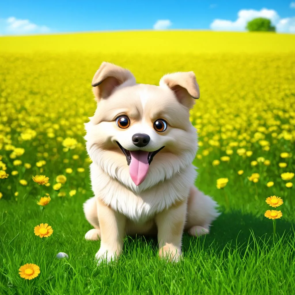 cute-virtual-dog-in-game