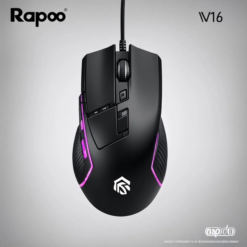 Chuột gaming Rapoo V16 đen