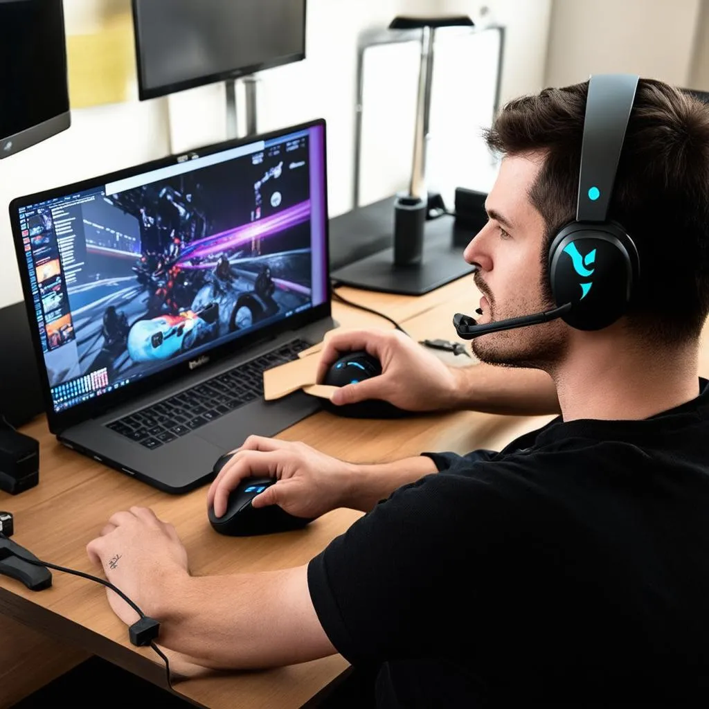 Chuột gaming vertical Logitech