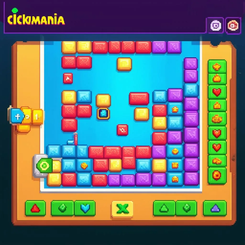 Giao diện game Clickomania